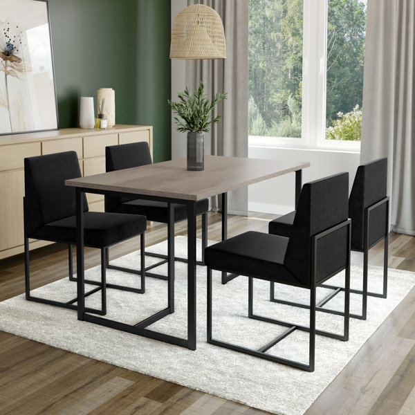 Hokku Designs Bethany Table and Derry Chairs 5Pieces Dining Set Wayfair
